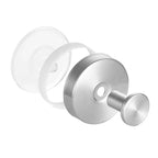 New Suction Cup Hooks Stainless Steel Waterproof Bathroom Shower Wall Mount Punch-free Reusable Strong Adsorption Hook Holders