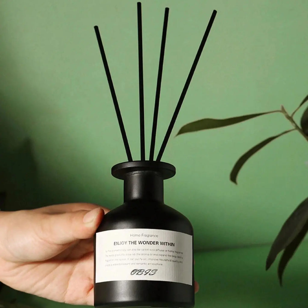 50ml Aromatherapy Essential Oil Flameless Freesia Jasmine Fragrance Oil with Reed Diffuser