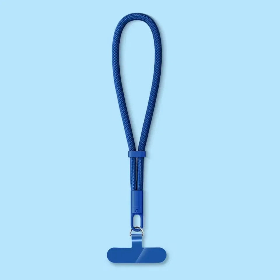 Universal Adjustable Mobile Phone Self-locking Anti-loss Lanyard for iPhone Samsung Short Wrist Strap Durable Cell Phone Strap