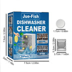 20-100PCS Dishwasher Cleaner Oil Dirt Removal Deodorizer Cleaning Tablet Limescale Remover High Efficient Kitchen Cleaning Tool