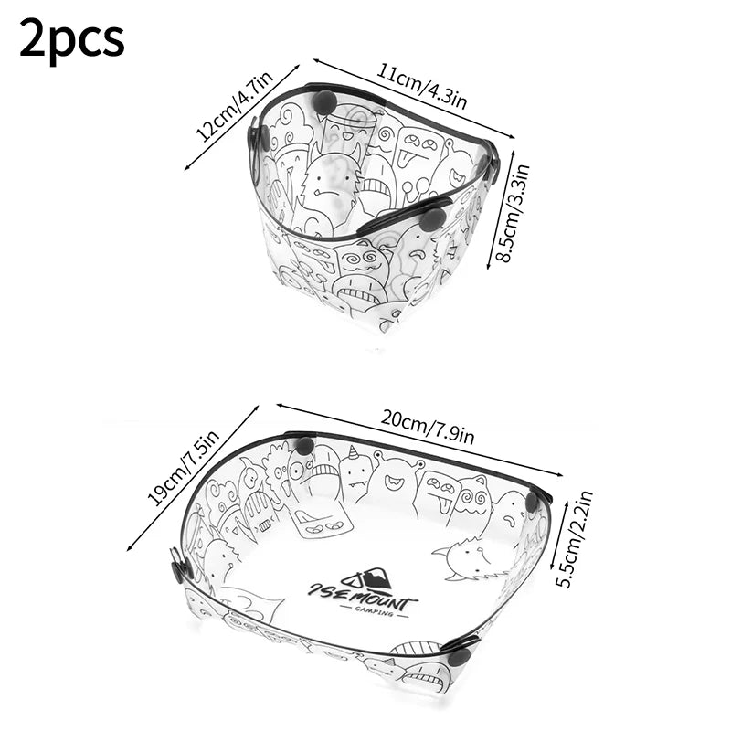 Outdoor Camping Picnic Tableware Ultralight Foldable Bowl Plate Cup Coffee Filter Multi-purpose Travel Camping Equipment посуда