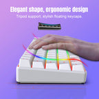 Keyboard 68 Keys RGB Backlight Small Portable Office Computer Membrane Keyboard For Windows Tablet Laptop Game