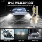 30000LM H4 Led Headlight Canbus Led H4 Auto Headlamp Turbo LED H4 9003 High Low Beam Headlight Bulb 12V 24V 6500K