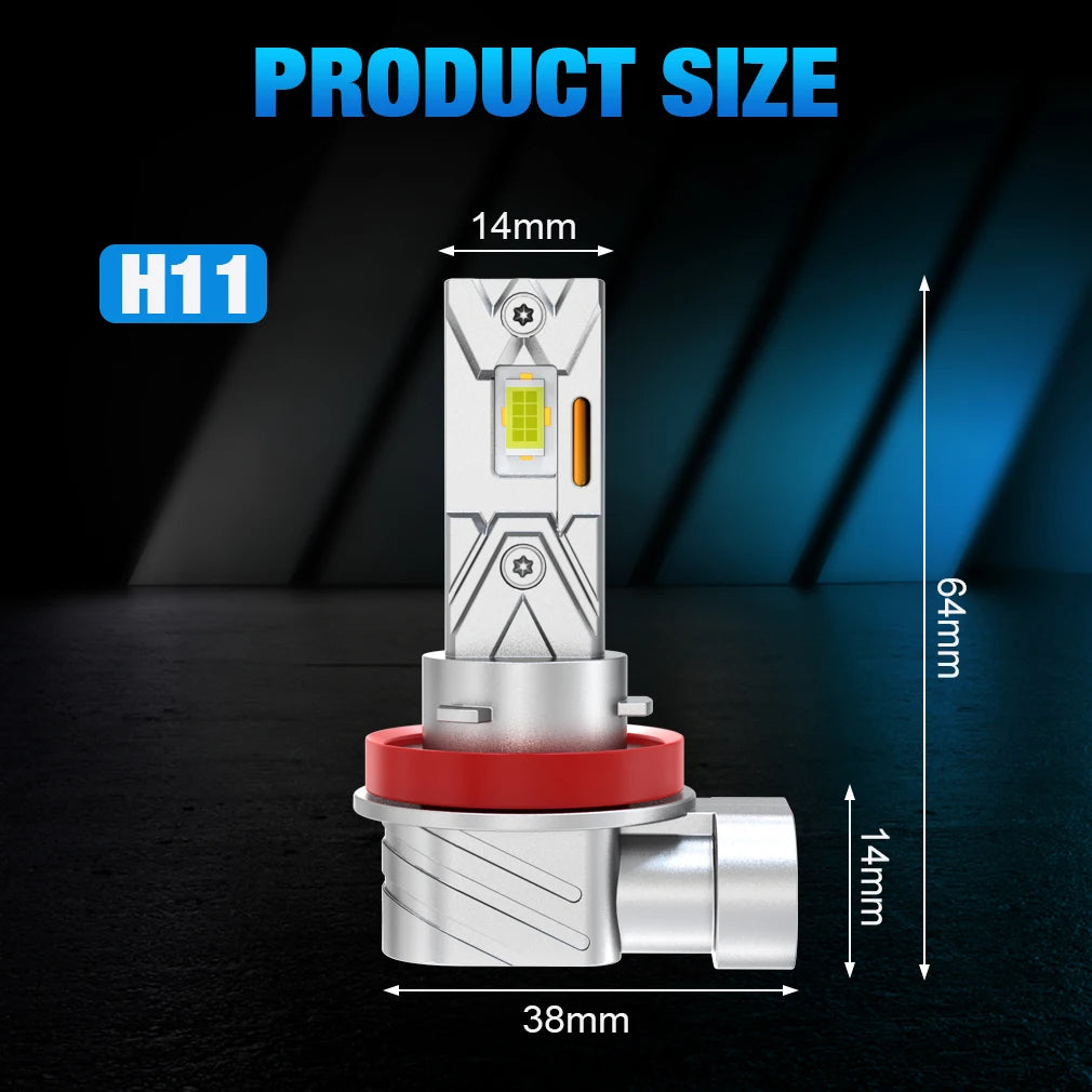 22000LM H8 H9 H11 H16JP LED Headlight 120W Super Bright 6500K Canbus 9005 HB3 9006 HB4 LED Headlamp Bulb 3570 CSP 12V
