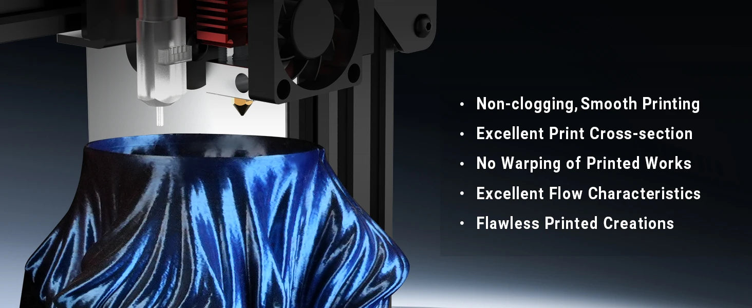 SUNLU PLA PLUS Silk 3D Printer Filament 1.75mm Double/Triple Tone Shiny Silk Textures Gradient Colors for Most FDM 3D Printers