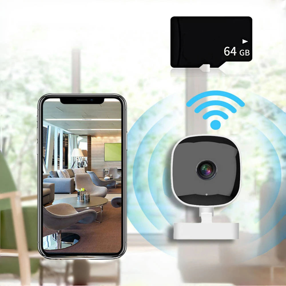 Smart Full HD Wireless Camera Wide-angle Motion Detection And Recorder Audio Video For Night Vision Home Safety Micro Camcorder