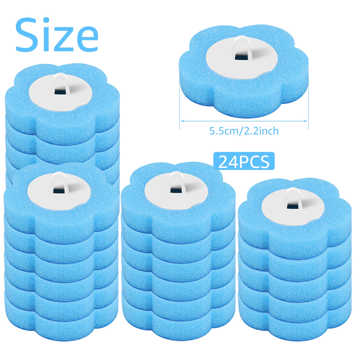 18/36Pcs Toilet Brush With Disposable Replacement Head Kits Upgrade Long Handle Bathroom Cleaning Brush For Home Wc Accessories