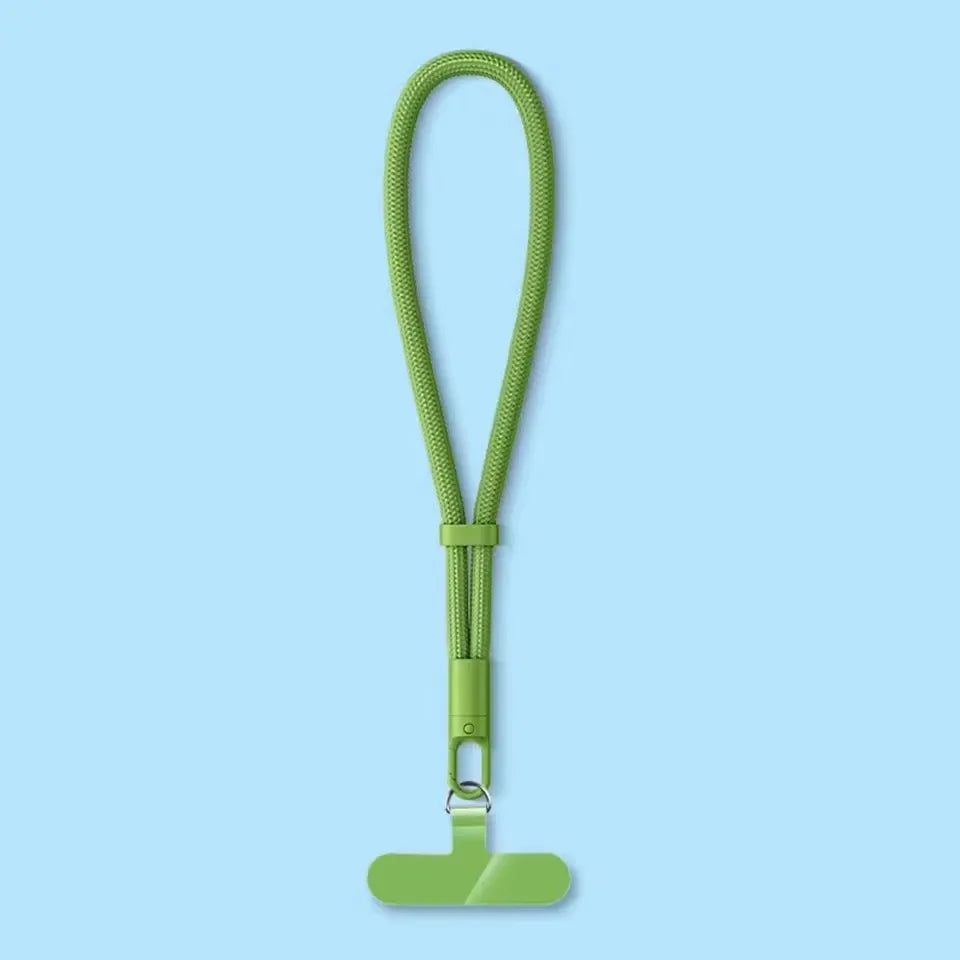 Universal Adjustable Mobile Phone Self-locking Anti-loss Lanyard for iPhone Samsung Short Wrist Strap Durable Cell Phone Strap