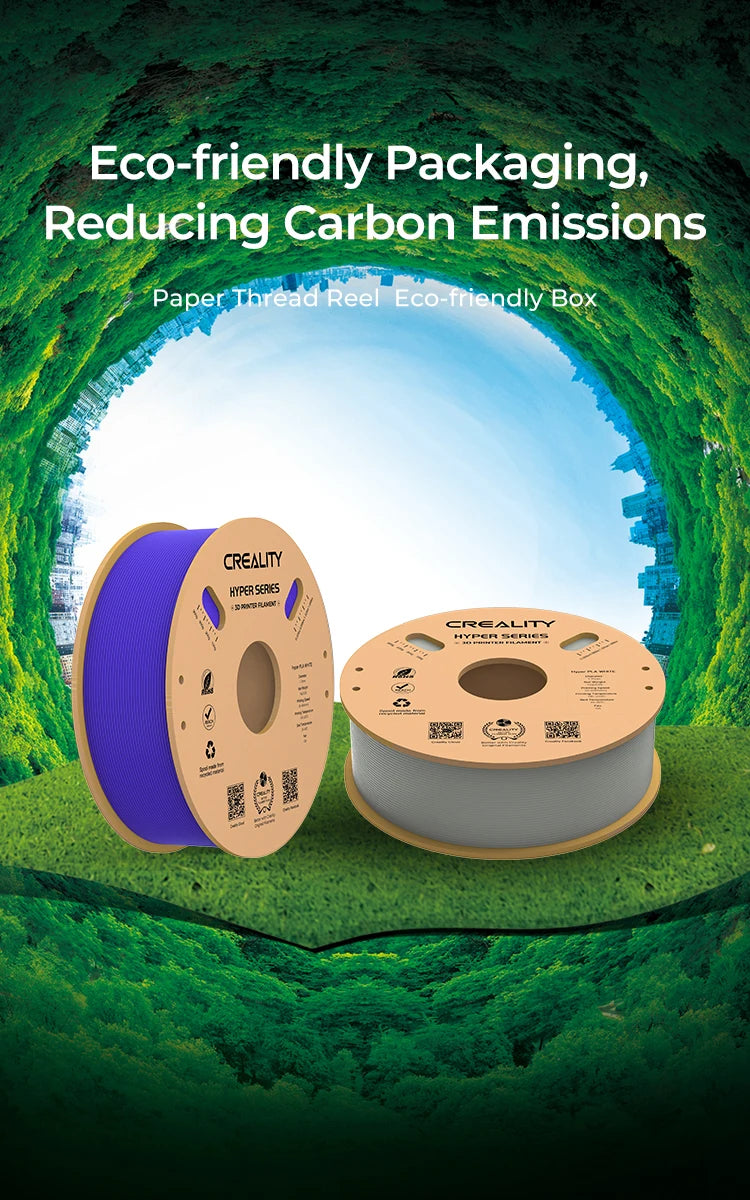 CREALITY Hyper Series PLA Filament 1.75mm Better Fluidity Faster Cooling High Precision for FDM Printers