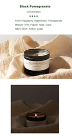 Black Tin Can Scented Aromatic Citronella Candles