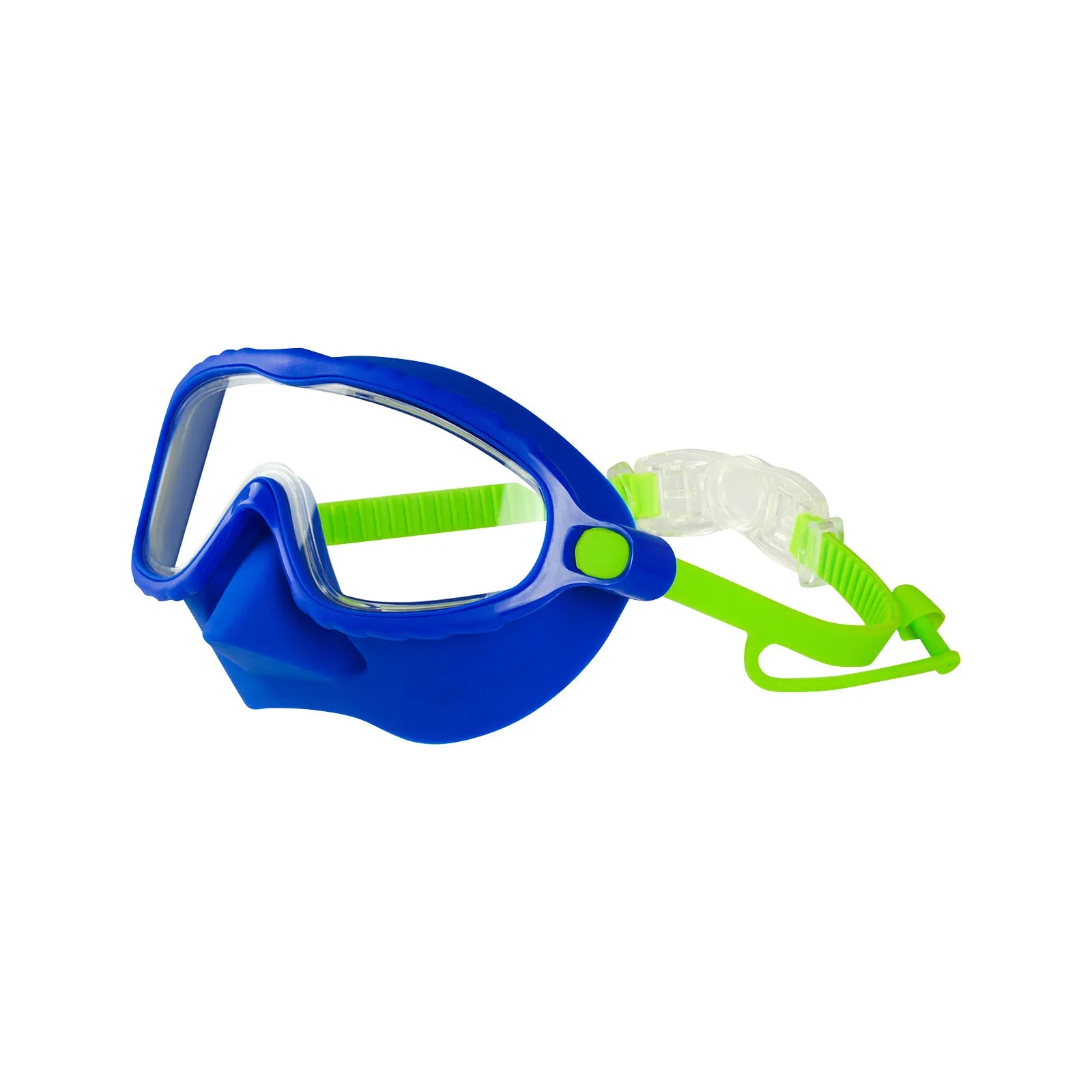 Children'S Swimming Goggles With Nose Cover, Wide Field Of View Diving Mask, Silicone Anti-Fog And Leak-Proof Large Format