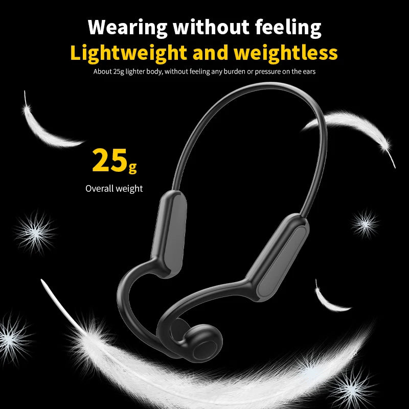 Earphones Bluetooth 5.3 Sports Wireless Headphones Ear Hook Waterproof Headset for Running Driving
