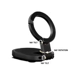 3 In1 Magnetic Foldable Phone Stand Universal 360 Rotation Desktop Mobile Holder With Suction Cups At The Bottom